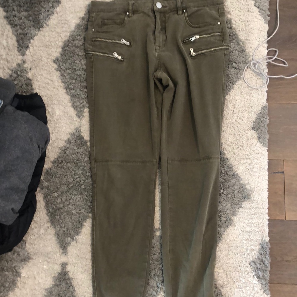 Army green pants